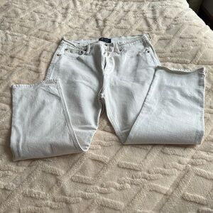 GAP Women's Straight Leg Jeans - White